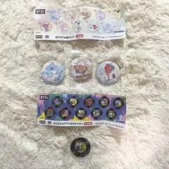 くら寿司 BT21 ビッくらポン 缶バッジ アクリルステッカー 計4点セット！