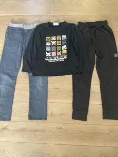 キッズ デニムパンツ 140cm ストレッチ ジーンズ ウエストゴム 男の子