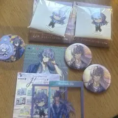 にじさんじ 海の家 星導ショウ 缶バッジ クリアカード 極楽湯 コースター