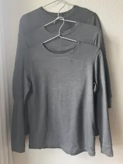 ユニクロ　極暖ヒートテックコットンクルーネックTシャツ　3着セット サイズ違い