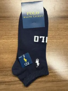 【新品】POLO RALPH LAUREN ネイビー ソックス 25-27cm
