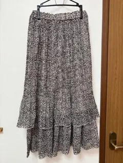 レオパード ロングスカート