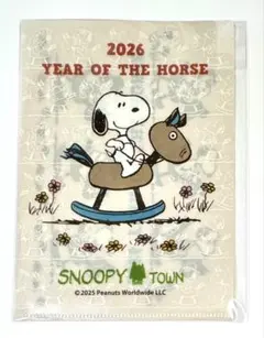 スヌーピー YEAR OF THE HORSE クリアファイル 午年(217)
