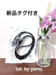 ⭐️新品⭐️ tal. by yumi. ショルダーストラップ 黒 月デザイン