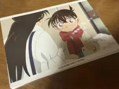 名探偵コナン　　隻眼の残像　リボンマフラーチャームのイラストカード1枚