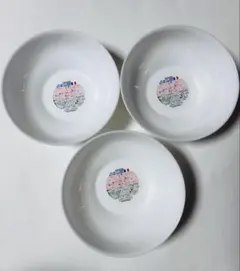 ヤマザキ春のパン祭りホワイトボウル 3枚セット 約14.5cm未使用