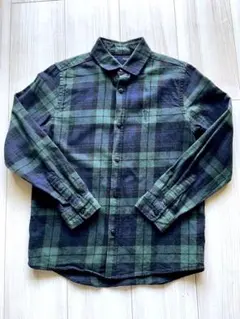 NEXT チェック柄長袖シャツ 134cm