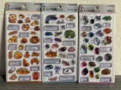 大人の図鑑シール3枚セット