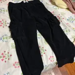 GAP ブラック コーデュロイ カーゴパンツ