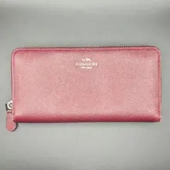 COACH コーチ アコーディオン ジップ ウォレット レザー 長財布
