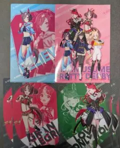 ウマ娘×ファミリーマート　クリアファイル　４種類６枚セット
