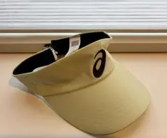 【新品】アシックス サンバイザー グリーン