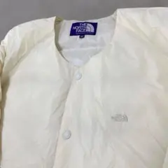 ノースフェイス　パープルレーベルアイボリーホワイトロングダウンレディースWM