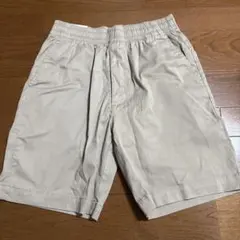 ユニクロ　ドライストレッチイージーショーツ　ベージュ　ユニセックスSサイズ