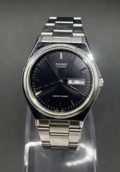 【電池交換済】CASIO MTP-1240DJ デイデイト 黒文字盤のサムネイル