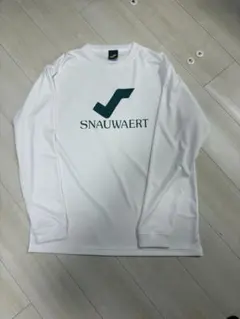 SNAUWAERT　ロングTシャツ　ホワイト　XLサイズ　スノワート