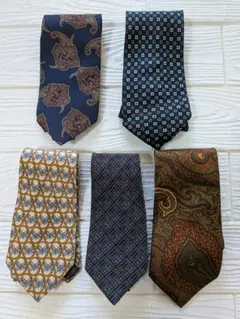 ネクタイ5本セット セリーヌ エトロ ディオール ランバン ピエールカルダン