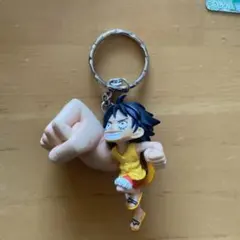 ワンピース デフォルメフィギュア キーホルダー ルフィ