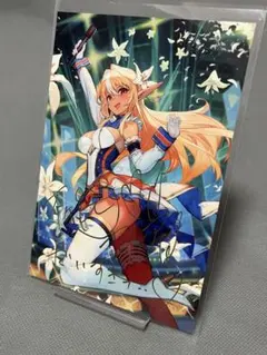 不知火フレア 活動二周年記念　直筆サインポストカード