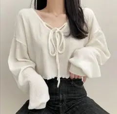 韓国 トップス シズニルック モノトーン