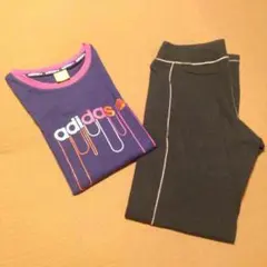 2点 セット アディダス Ｔ 運動 テニス ヨガ ダンス ジム ウェア 部屋着