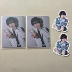 なにわ男子 HARDWORK 大西流星　特典 シール トレカ