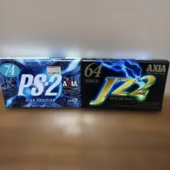 AXIA PS2 ハイポジションカセットテープ2個　（9ほ）