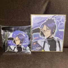REBORN! リボーン デコラファッション くらっくじ　六道骸　缶バッジ　色紙