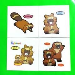 ポケモンパンシール　デコキャラシール　ビッパ　ビーダル