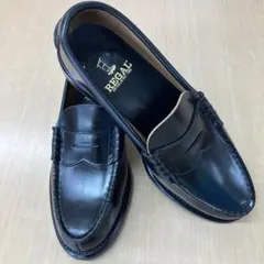 REGAL 2177 23 黒 コインローファー　美品