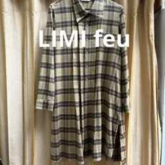 最終sale!／LIMI feu／フランネルシャツ／Sサイズ／ヨウジヤマモト