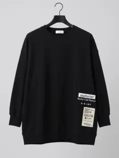【カケラ】ロゴパッチ スウェット ブラック