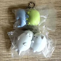 すみっコぐらし　京都水族館のいきものたち　マスコットボールチェーン　2個セット
