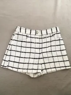 ZARA ツイード素材 ショートパンツ