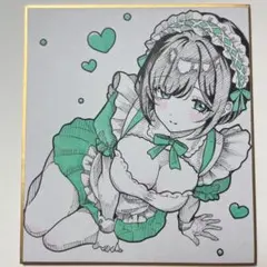 ゆ*。様 3. オリジナル手描きイラスト アナログ 色紙