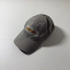 BAY SIDE USA製 刺繍デザイン グレージュ キャップ アメリカ国旗