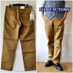 FOB FACTORY エフオービーウエポンチノ ナロートラウザー0514 Lのサムネイル