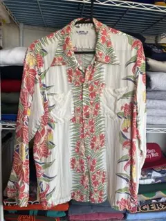 KAMEHAMEHA 長袖　アロハシャツ USA製　古着　サンサーフ　アメカジ KAMEHAMEHA 長袖 アロハシャツ USA製 古着 サンサーフ アメカジ - メルカリ
