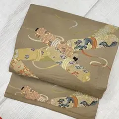 専用帯2512 ●高級 正絹 夏帯 名古屋仕立て 名古屋帯 唐獅子 専用帯2512 ○高級 正絹 夏帯 名古屋仕立て 名古屋帯 唐獅子