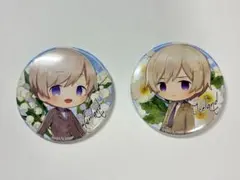 ヘタリア　缶バッジ　アイスランド フィンランド