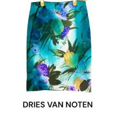 Dries Van Noten 花柄刺繍 フレアスカート 36 - メルカリ