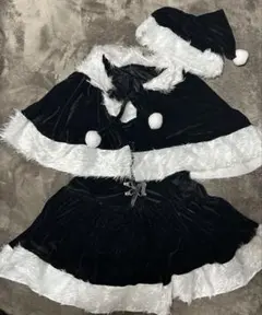 クリスマス　コスプレ　ブラックサンタ