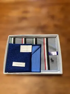 Calvin Klein & RALPH LAUREN ハンカチ 2枚セット