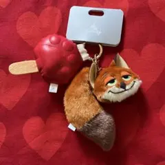 ニック　ズートピア2 ぬいぐるみキーチェーン　ディズニーストア
