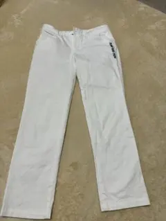 ホワイト ロングパンツ