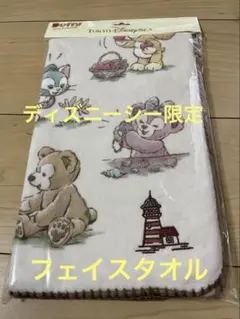 ダッフィー＆フレンズ フェイスタオル
