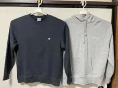 Champion チャンピオン　スウェットシャツ、パーカー 2点セット