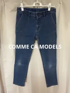 レディース デニムパンツ ブルー カジュアルのサムネイル