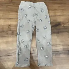 ミッキーマウス 総柄 ワッフルパンツ キッズ