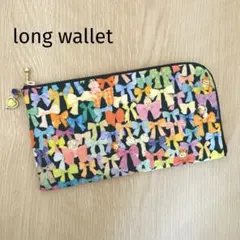 Ｌ字型ファスナーポーチ【ロングウォレット】 　　　ユキエモン　ハンドメイド